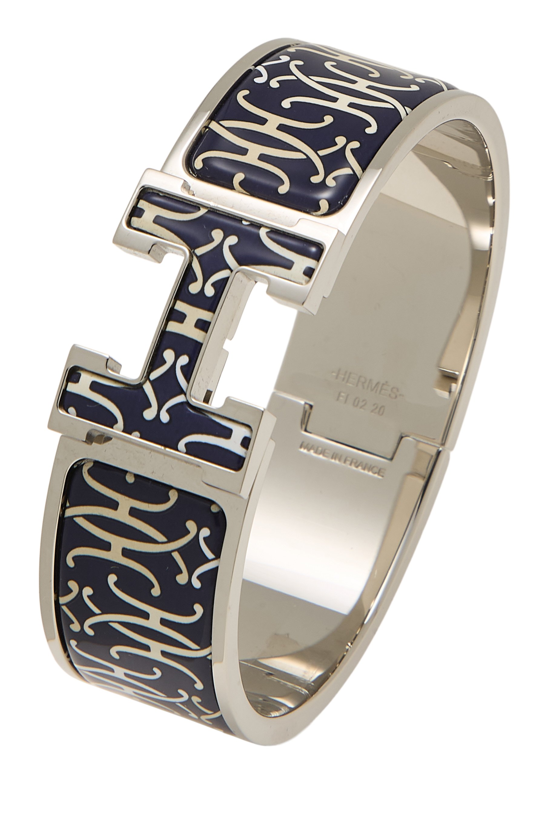 Multicolor Enamel Clic-Clac 'H' Wide