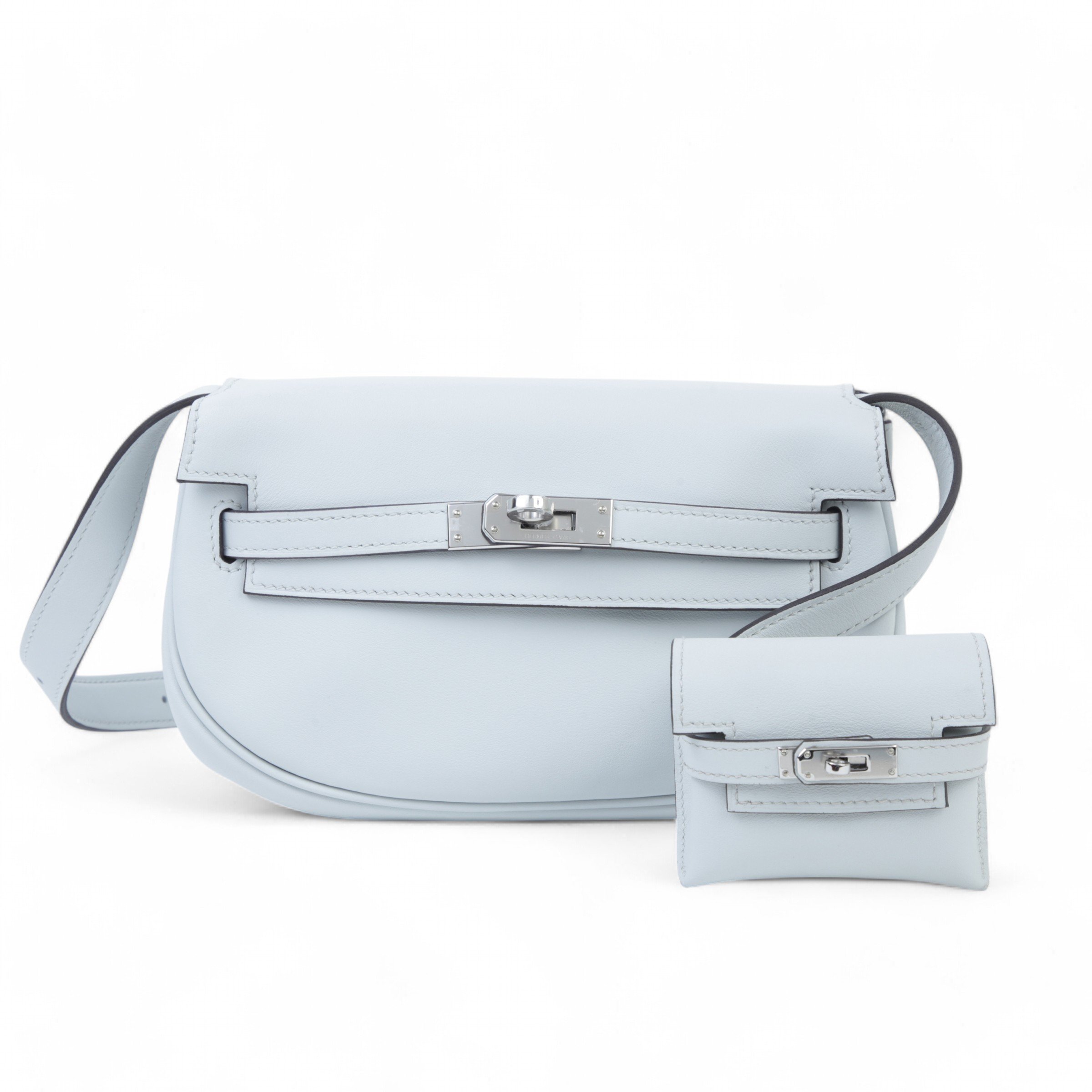 Unused ( Rank NS ) HERMÈS Kelly Moove Gris Platine (N4) Swift Palladium hardware W (2024)