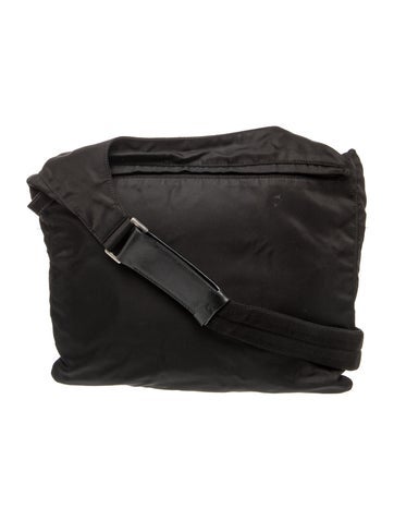Enameled Metal Triangle Messenger Bag