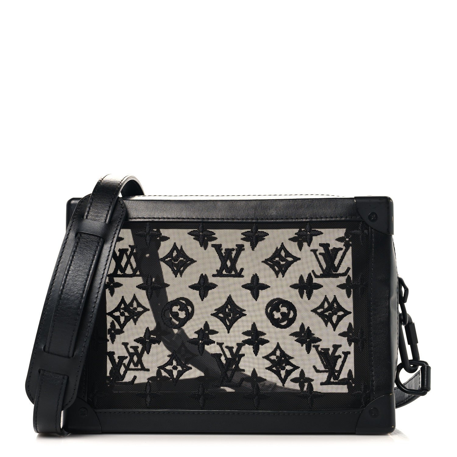 Louis Vuitton Monogram See Through Soft Trunk Black