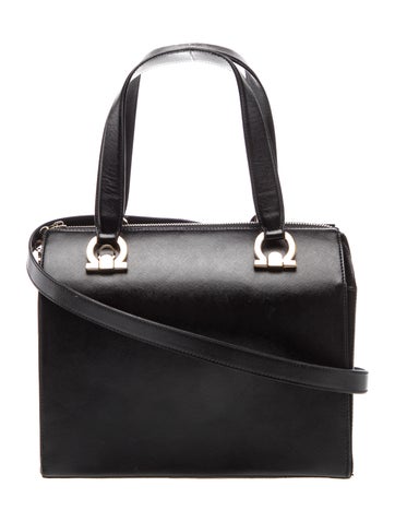 Leather Top Handle Bag
