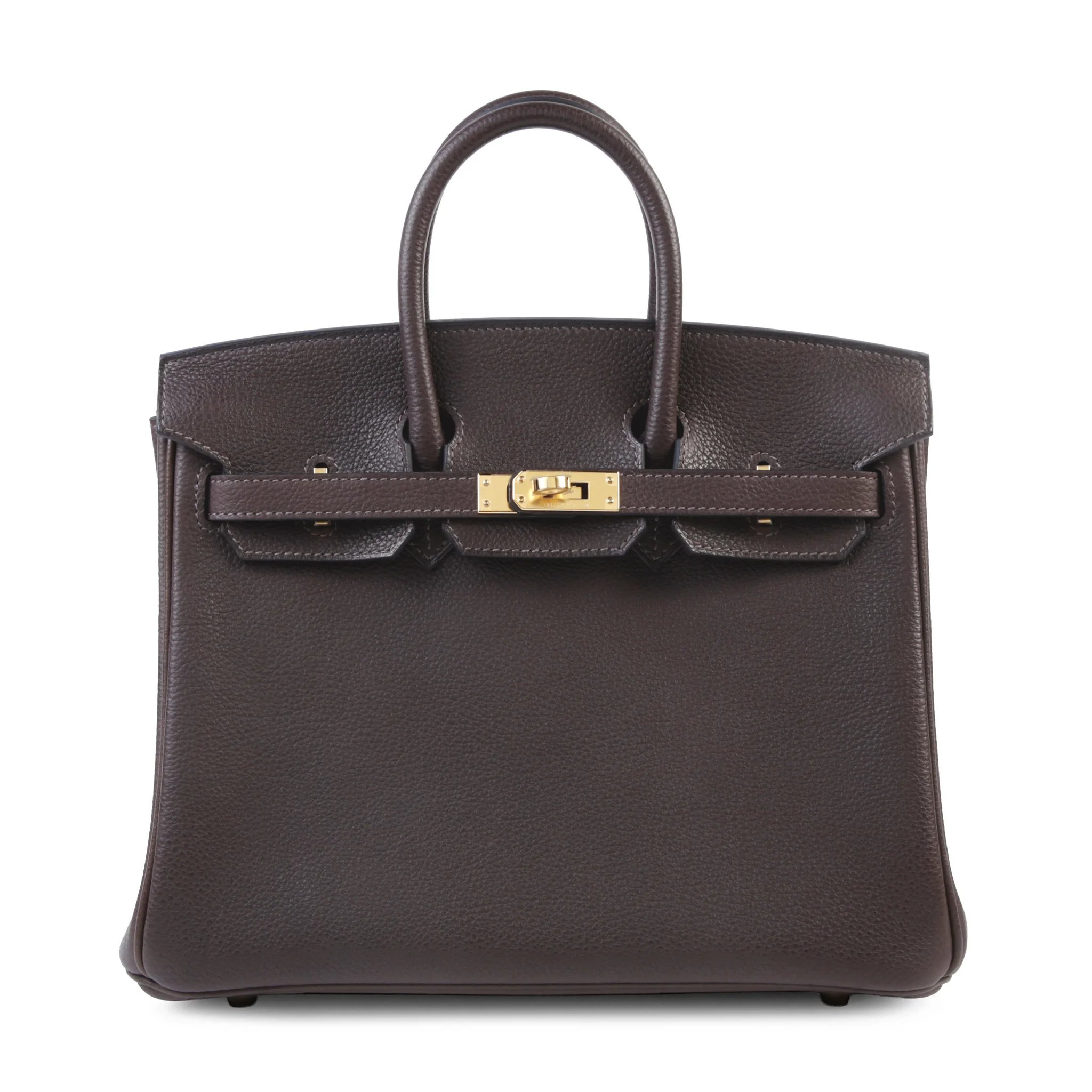 Unused ( Rank NS ) HERMÈS Birkin 25 Ebene (46) Barenia Faubourg Gold hardware G (2026)