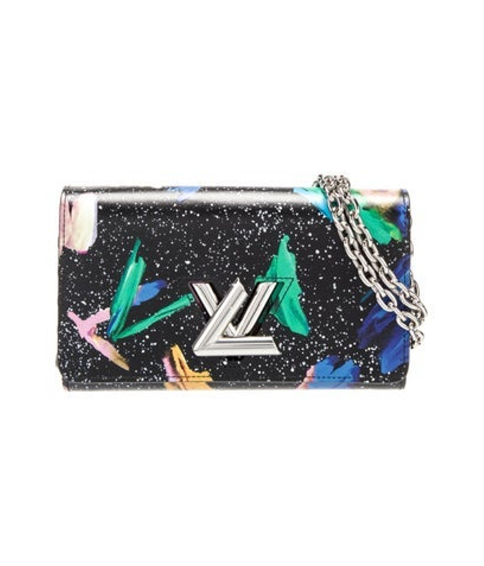 Louis Vuitton Vuitton Leather Twist Wallet On Chain