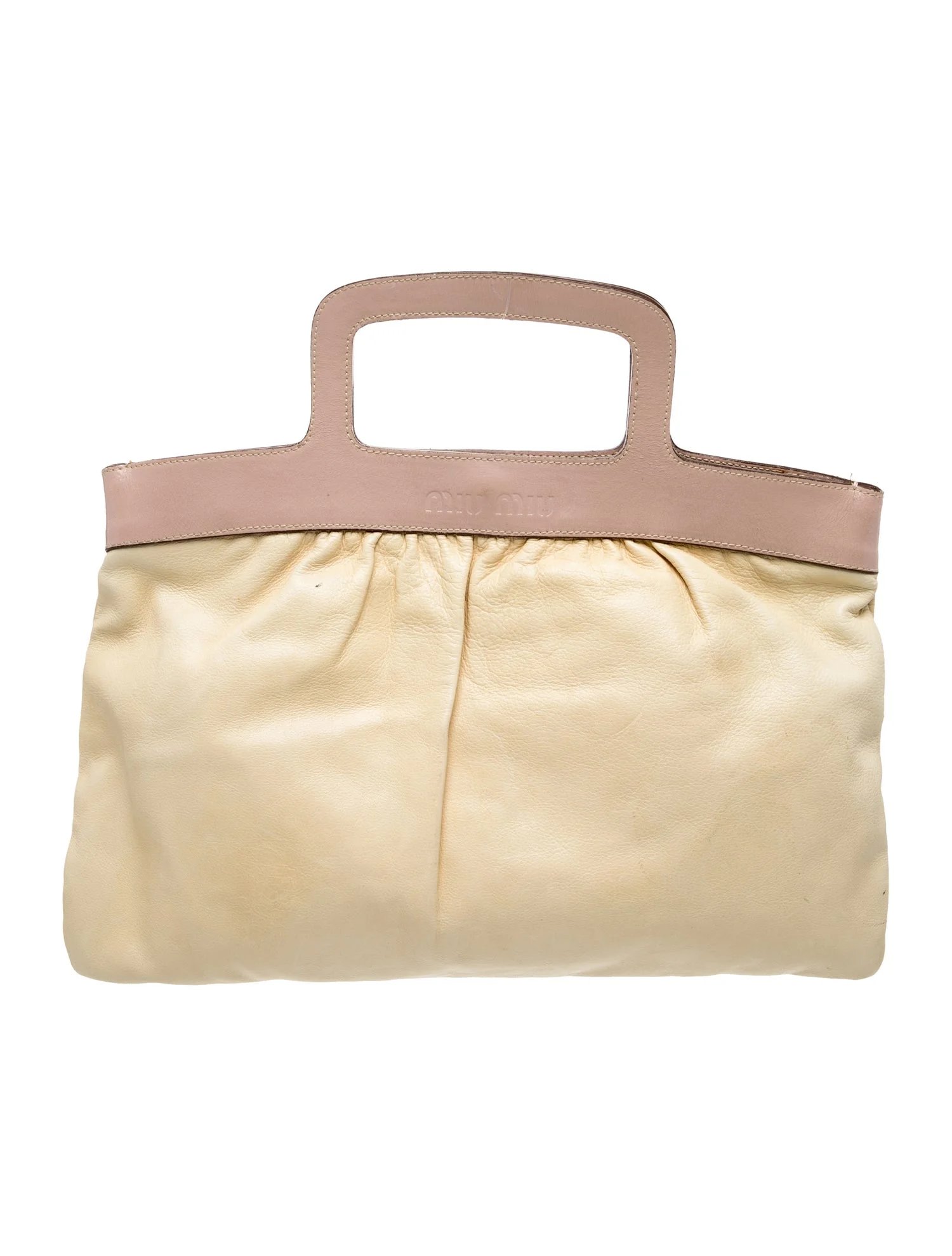 Miu Miu Leather Top Handle Bag Vintage