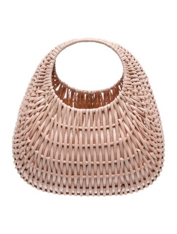 Loeffler Randall Wicker Top Handle Bag