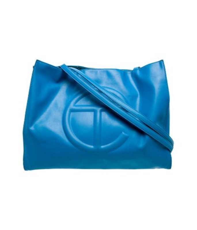 Telfar Vegan Leather Shopper Cyan Large