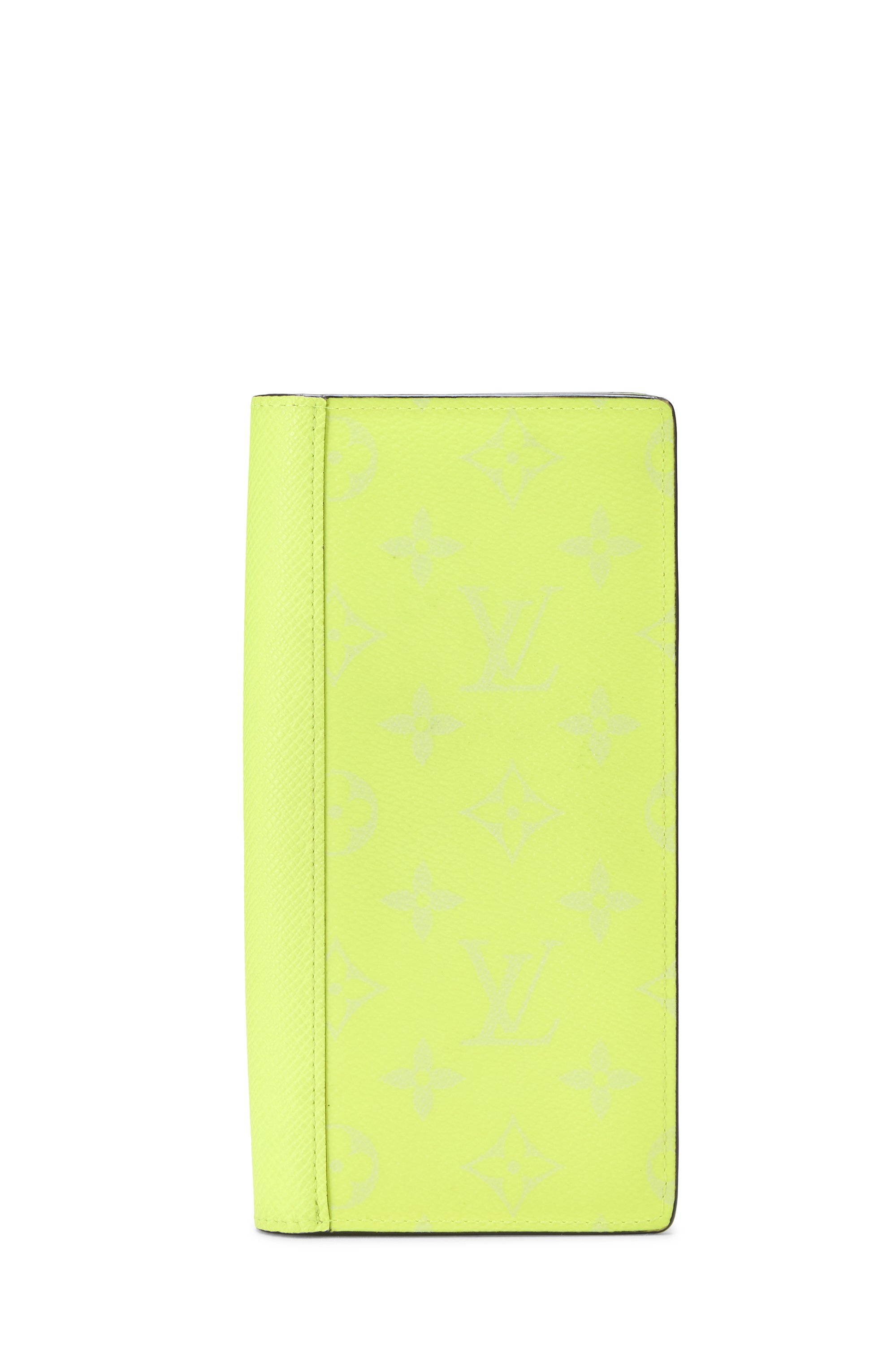 Yellow Monogram Taigarama Brazza Wallet