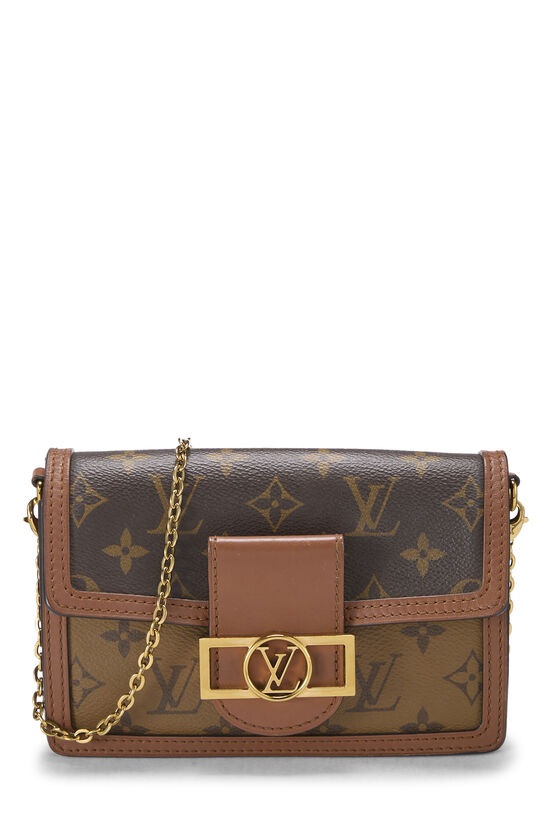 Louis Vuitton Monogram Reversed Dauphine Chain Wallet