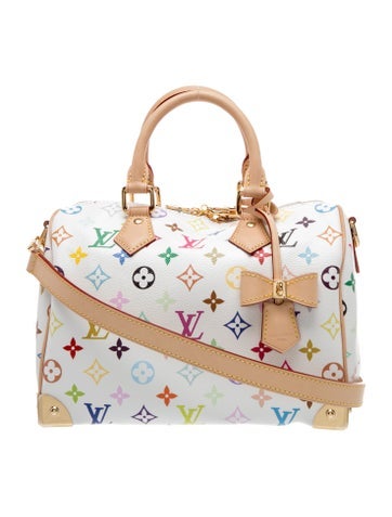 Louis Vuitton Multicolore Monogram Speedy Bandouliere 25