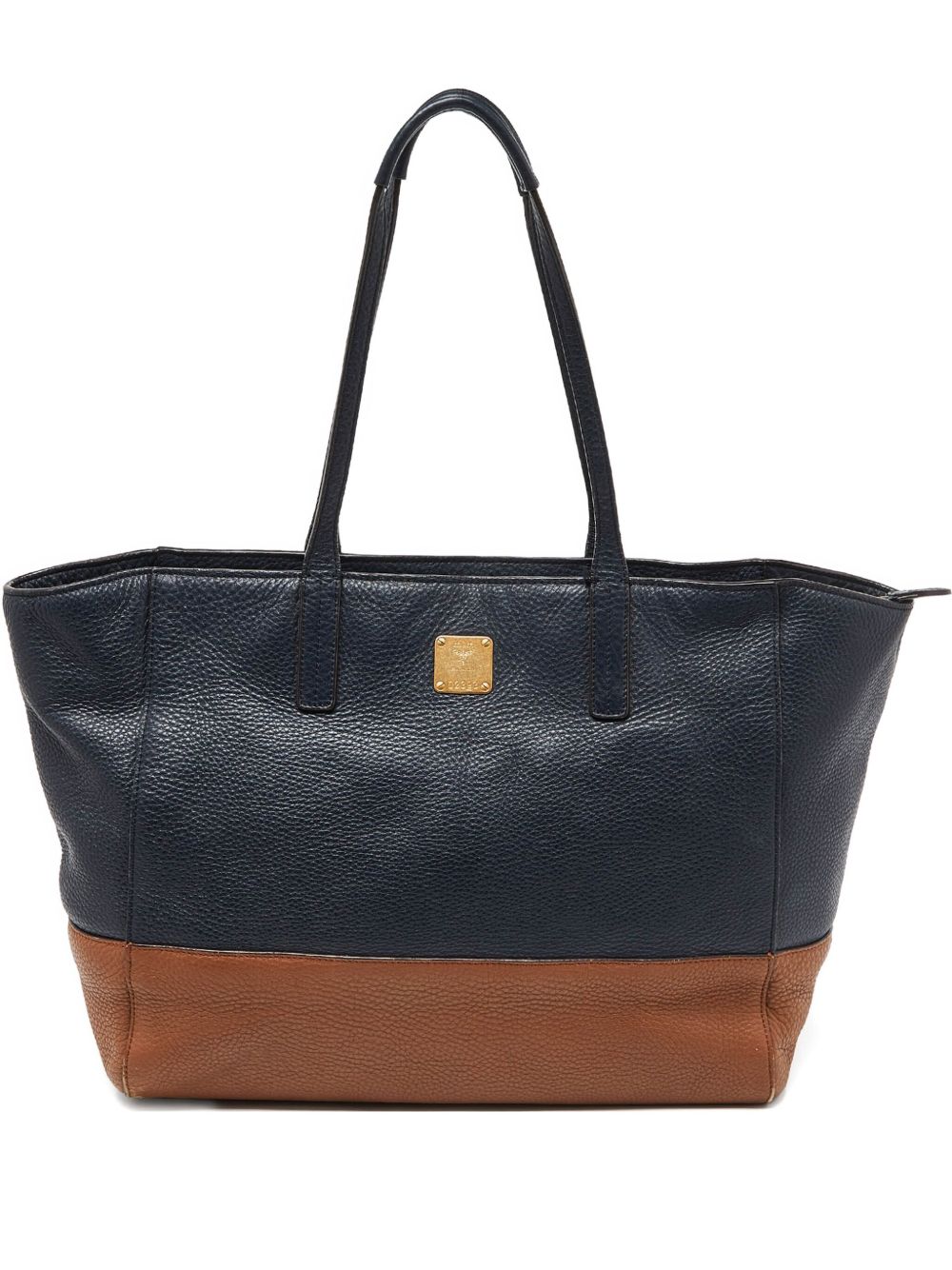 MCM leather tote bag