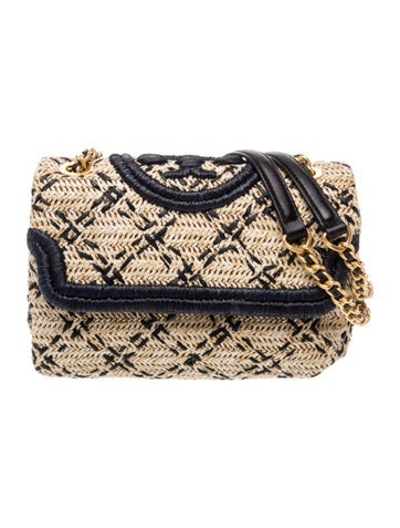 Tory Burch Straw Crossbody Bag