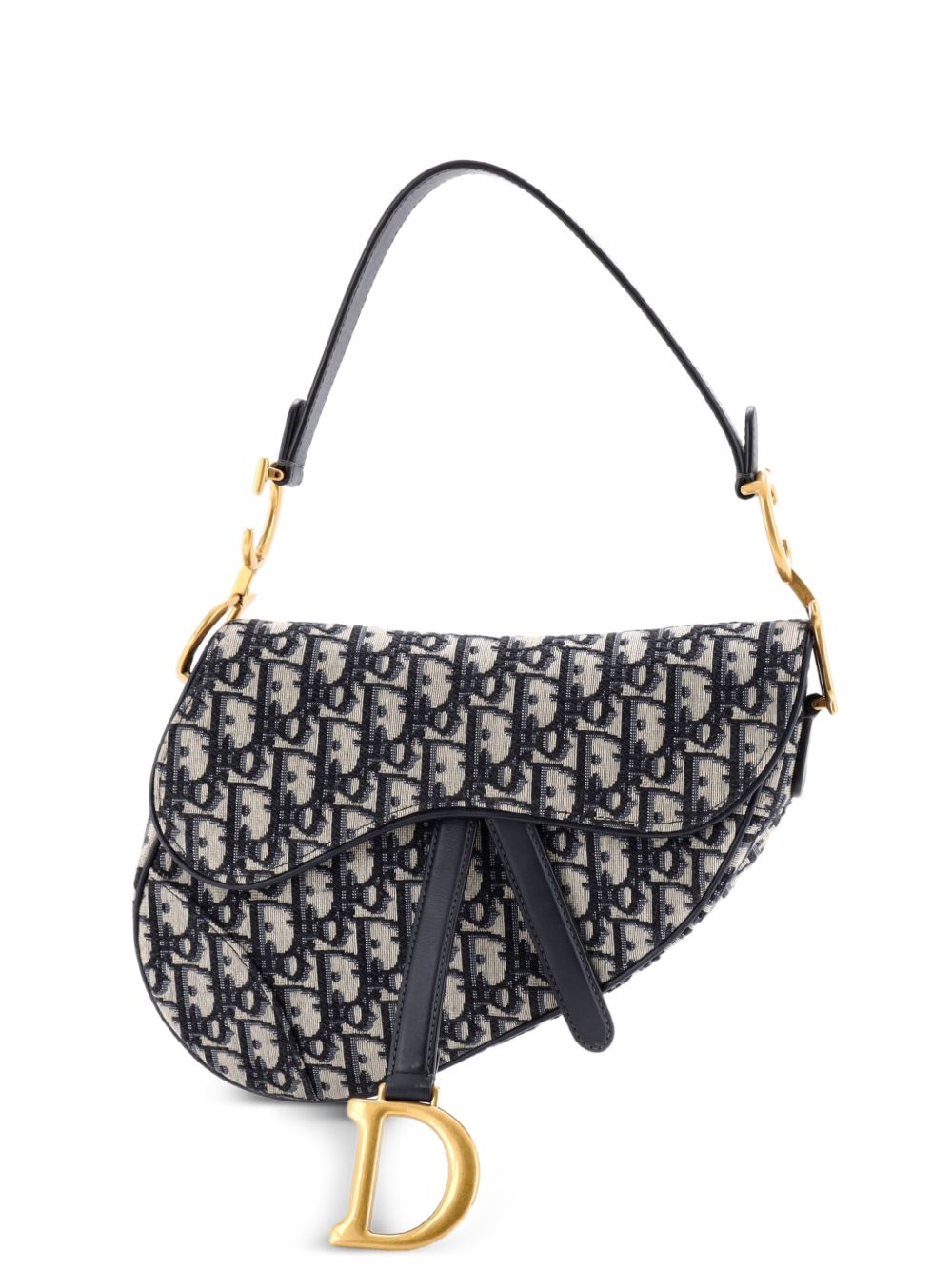 Dior Saddle Handbag Oblique Canvas Medium shoulder bag