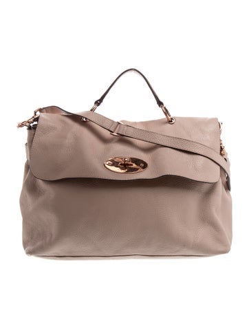 Leather Top Handle Bag