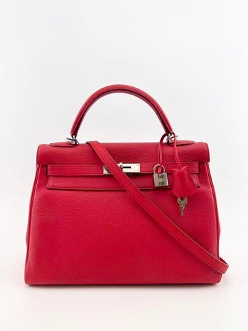 Hermes Clemence Leather Kelly Retourne 32