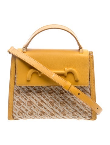 Carolina Herrera Leather Top Handle Bag w/ Tags