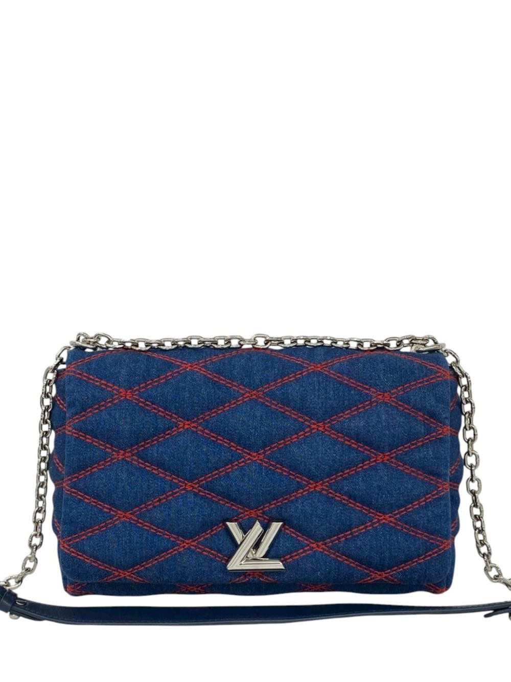 2016 Malletage Denim GO 14 MM crossbody bag