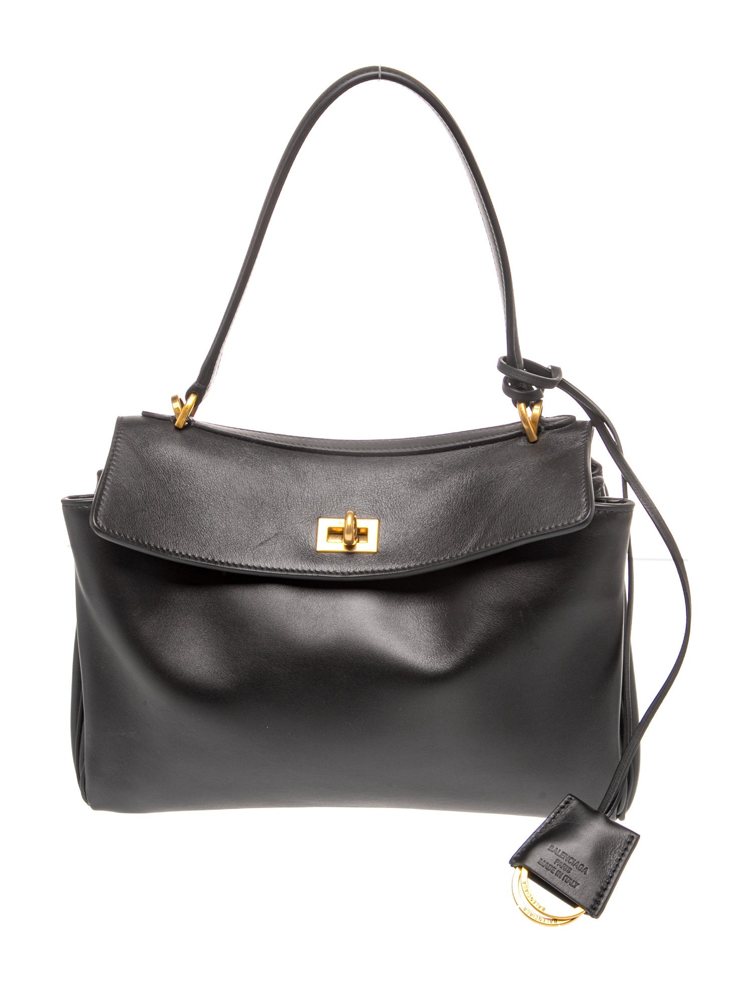 Leather Rodeo Top Handle Bag Small