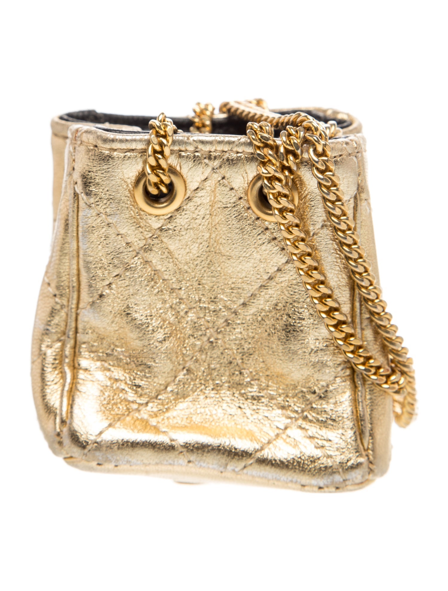 Micro Metallic Drawstring Pouch