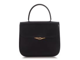 Cartier Cartier Black Cabochon Top Handle Bag