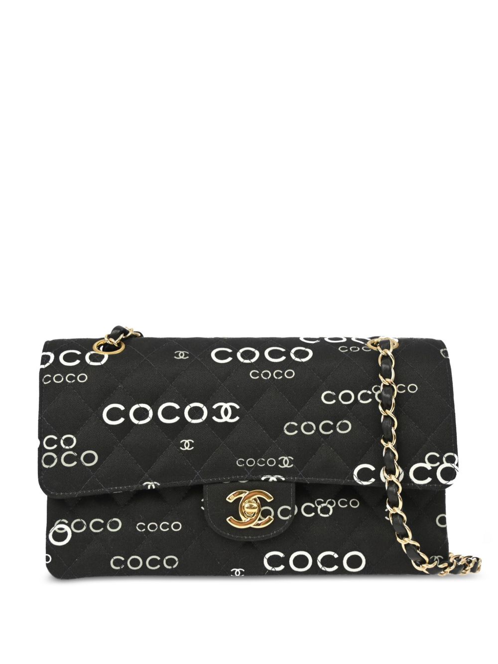 2002 medium Double Flap shoulder bag