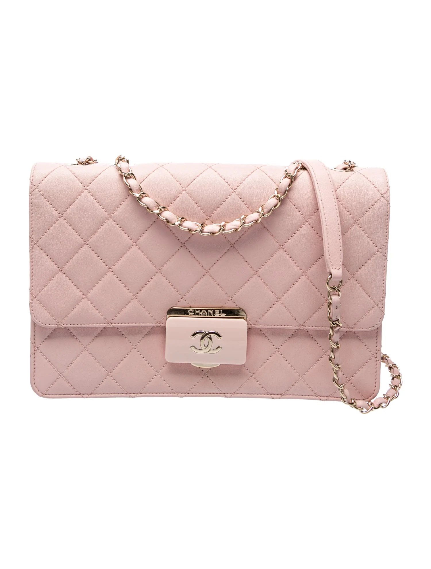 Medium Beauty Lock Flap Bag