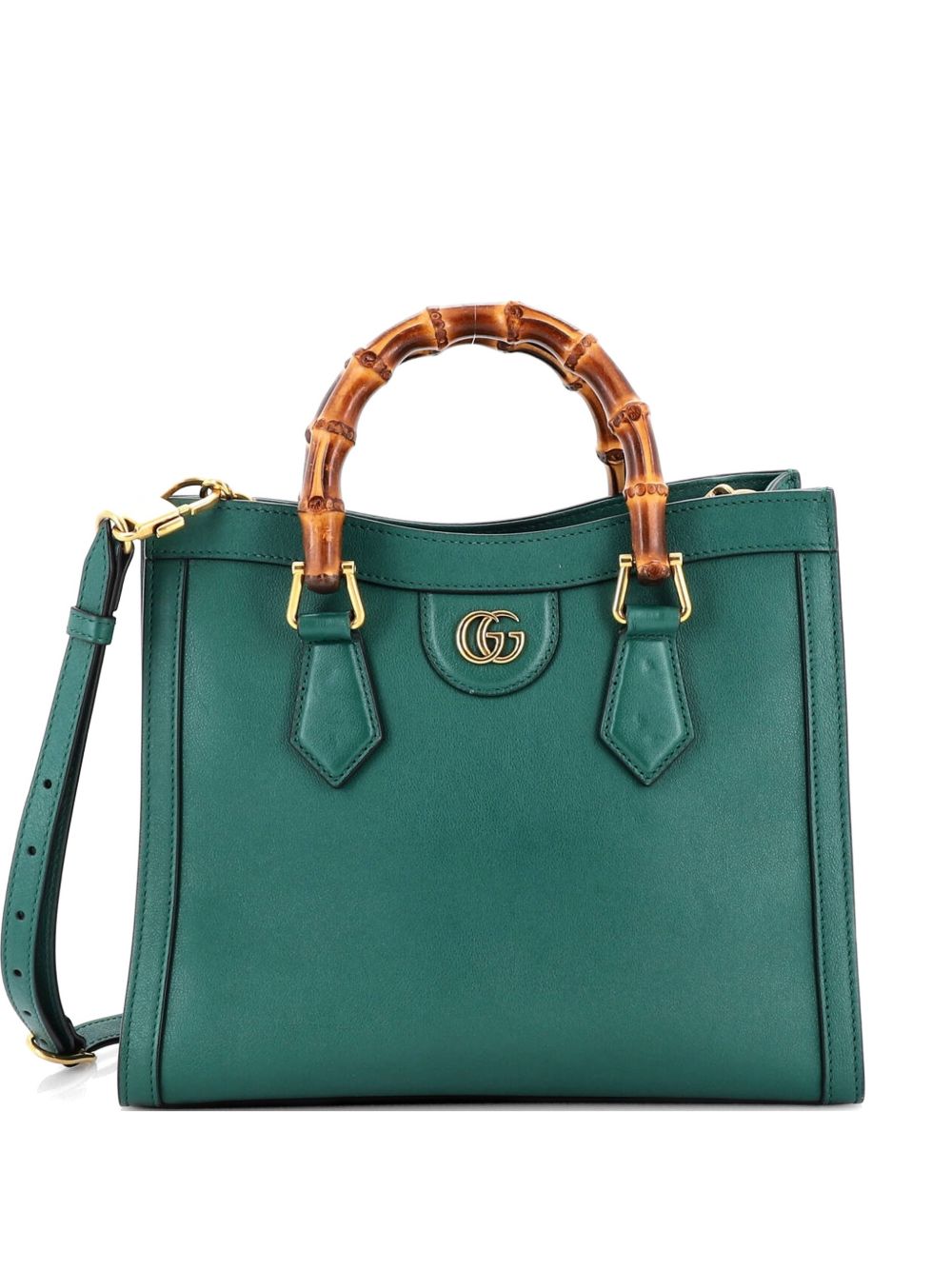 Diana NM Bamboo Handle Leather Small tote bag