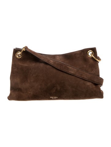 Scamosciato Suede Suede Large Etude Shoulder Bag Large