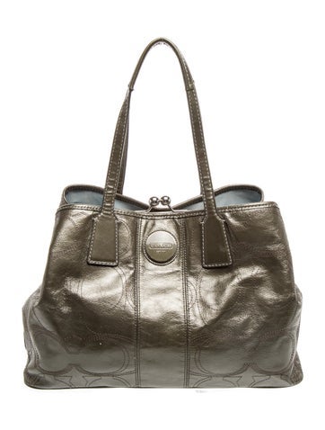 Leather Top Handle Bag