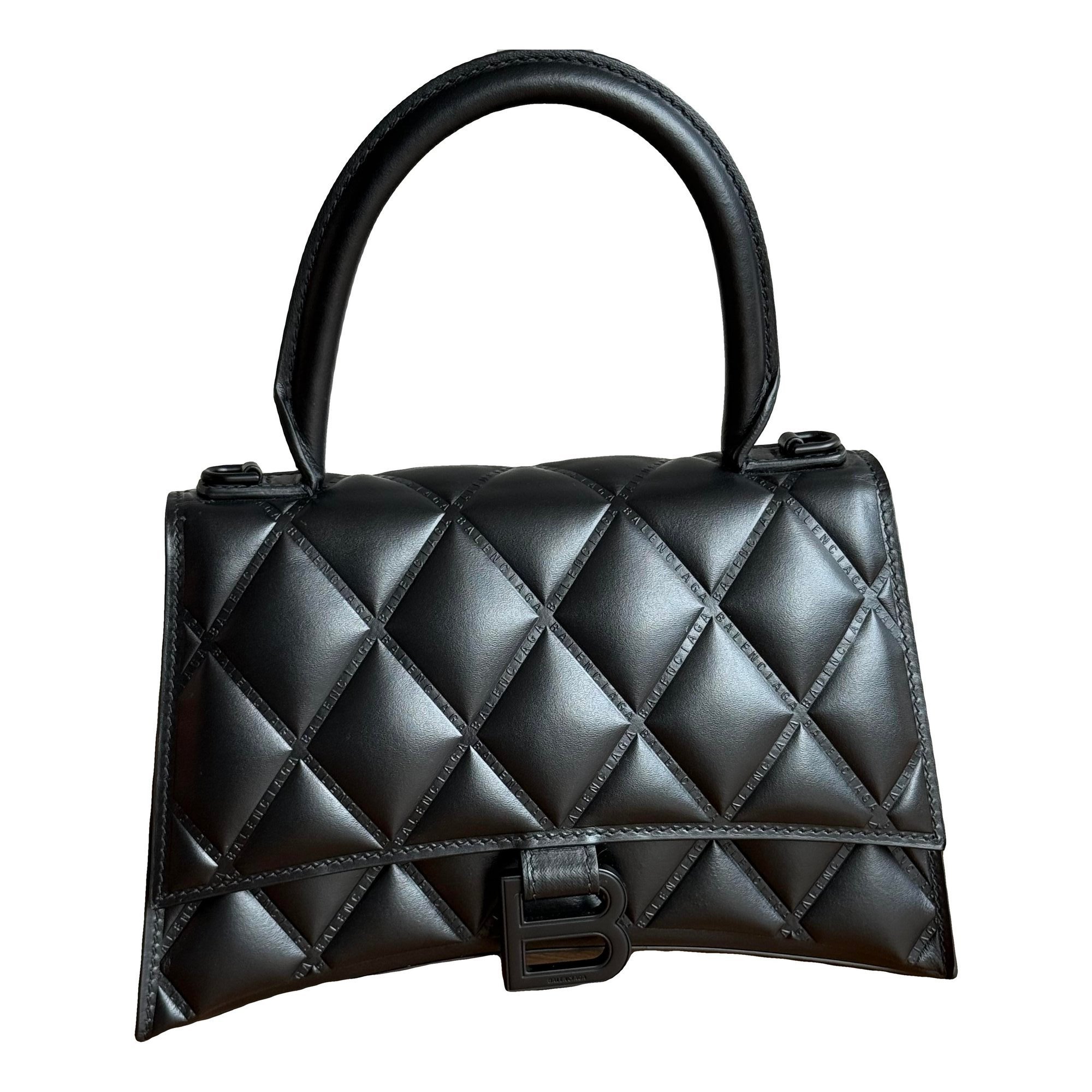 Balenciaga Hourglass leather handbag