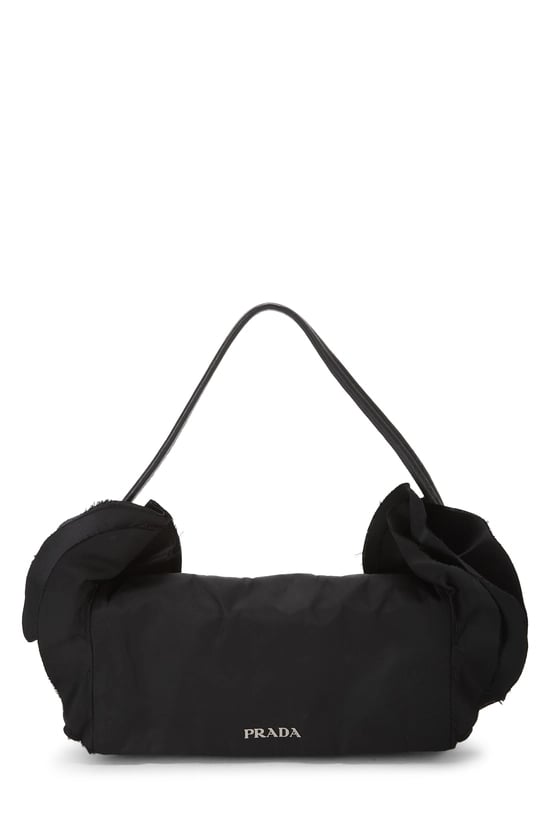 Black Nylon Shoulder Bag