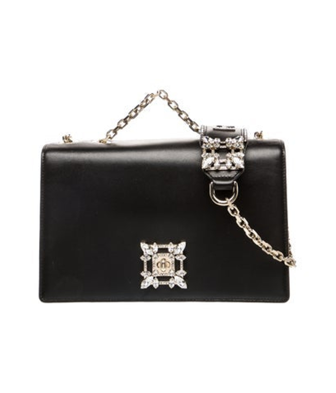 Roger Vivier Vivier Leather Evening Bag
