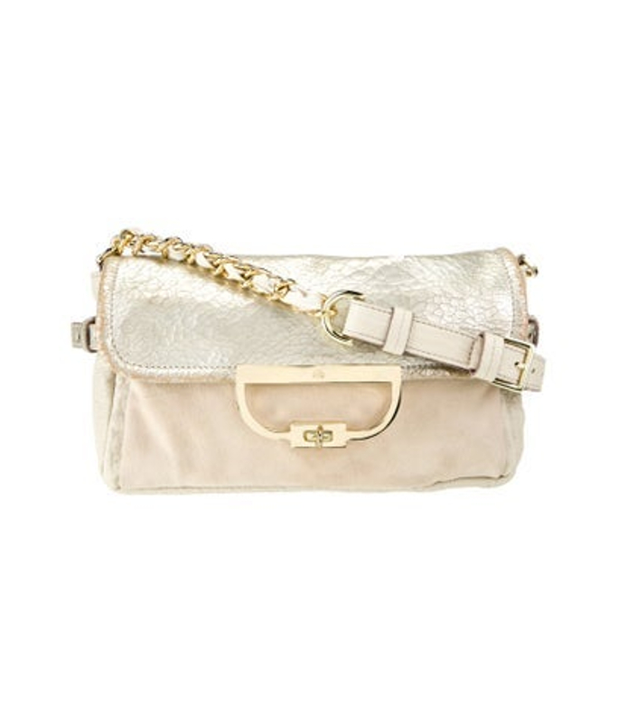 Mulberry Embossed Leather Shoulder Bag