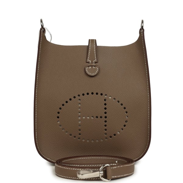 Hermes Evelyne Sellier TPM Etoupe Epsom Palladium Hardware