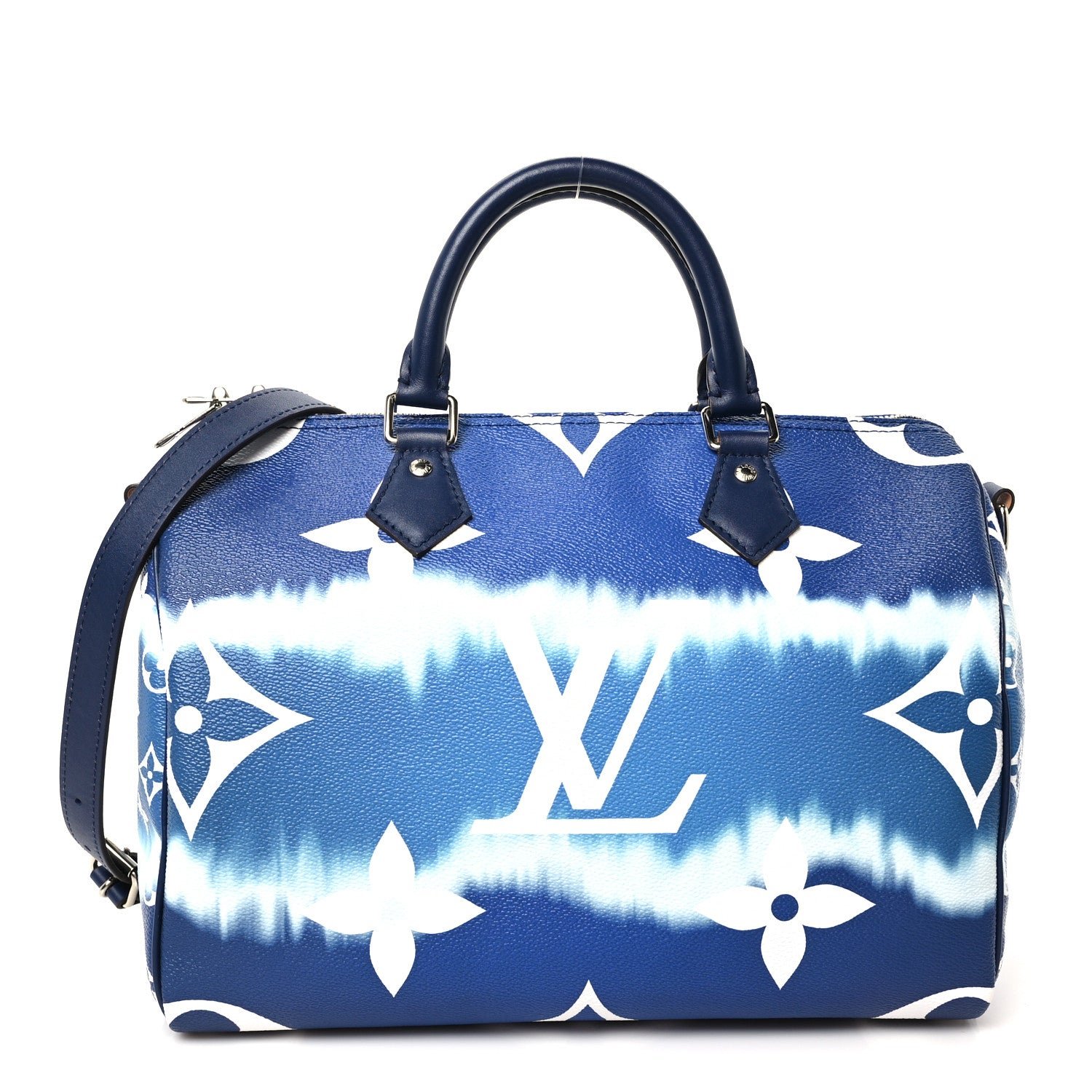 Louis Vuitton Monogram Escale Speedy Bandouliere 30 Blue