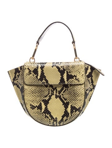 Wandler Embossed Leather Top Handle Bag