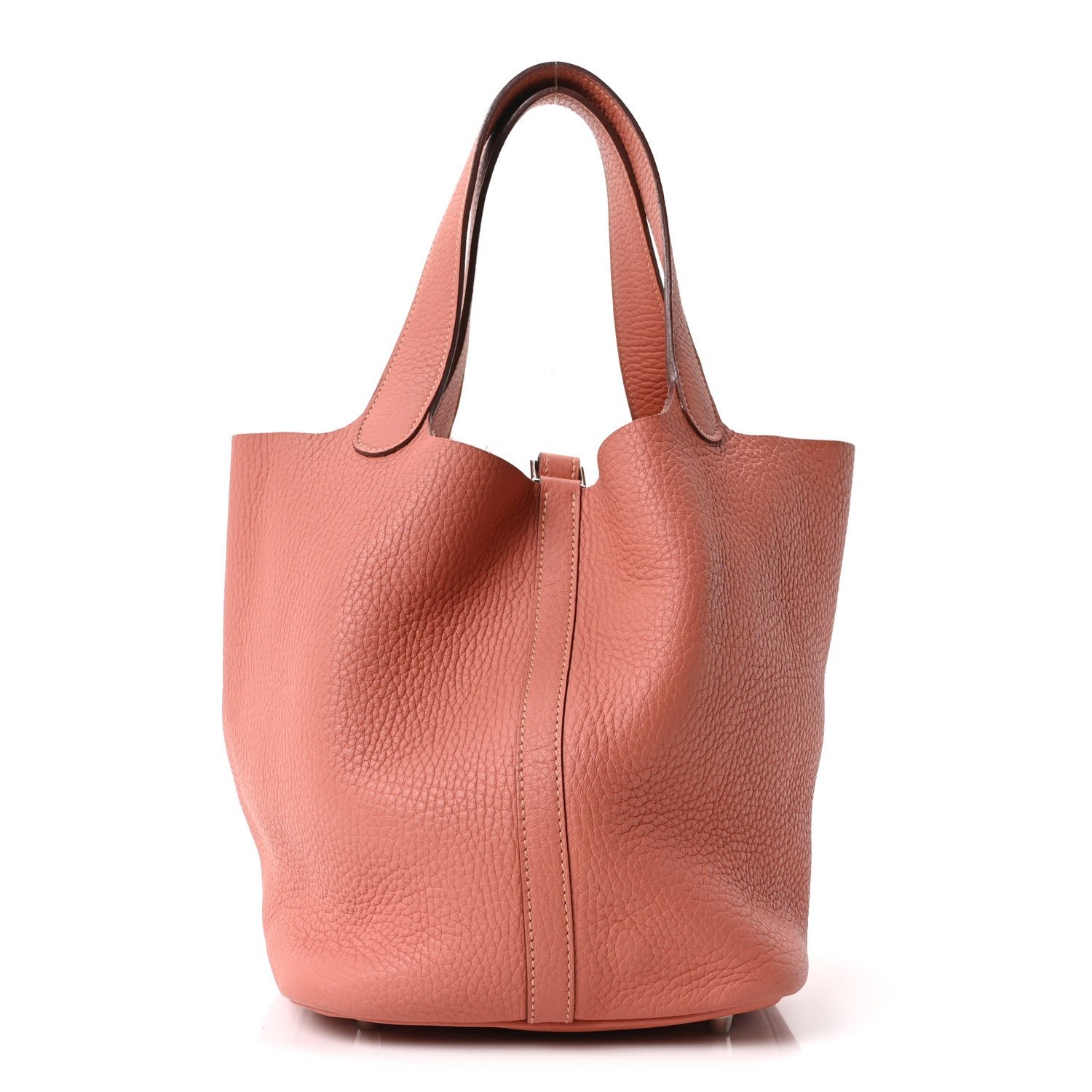 Hermes Taurillon Clemence Picotin Lock 22 MM Crevette