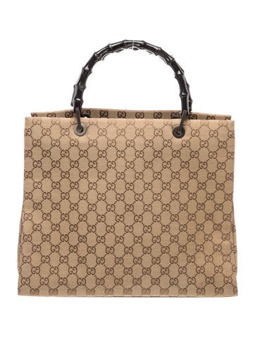 GG Canvas Top Handle Bag