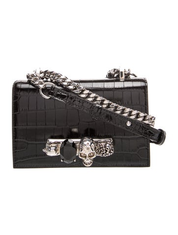Skull Top Handle Bag