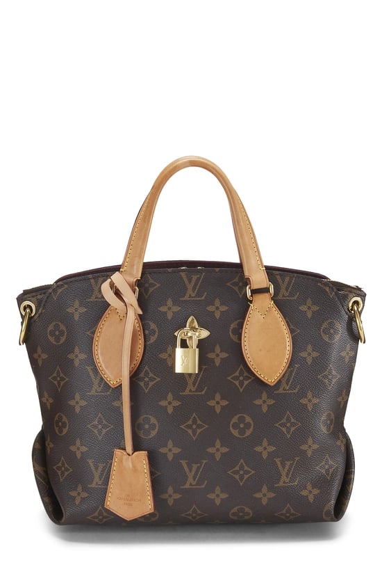 Monogram Canvas Flower Zip Tote PM