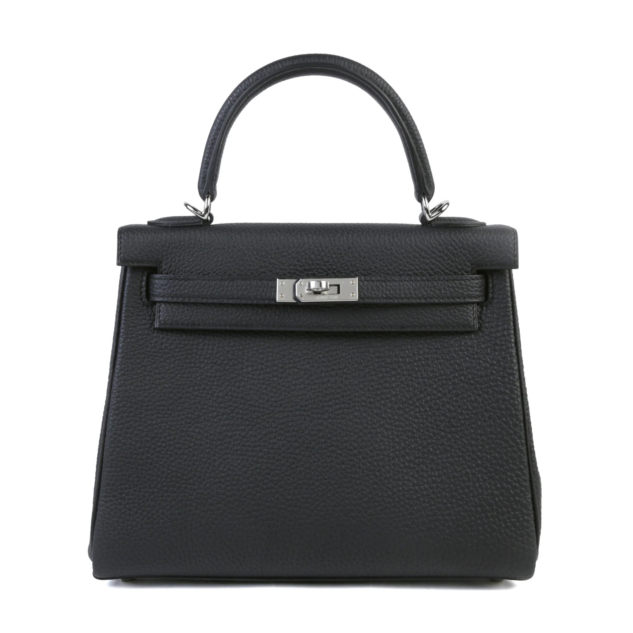 Brand New ( Rank N ) HERMÈS Kelly 25 Noir (89) Togo Palladium hardware G (2026)