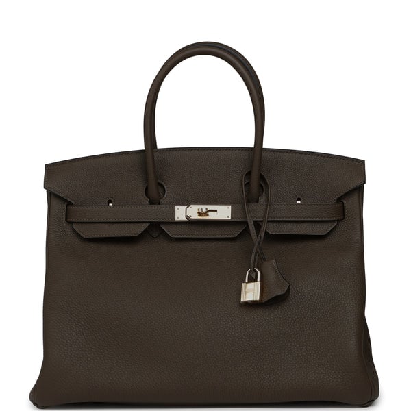 Hermes Hermes Birkin 35 Vert Loden Togo Permabrass Hardware