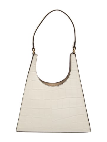 Embossed Leather Shoulder Bag