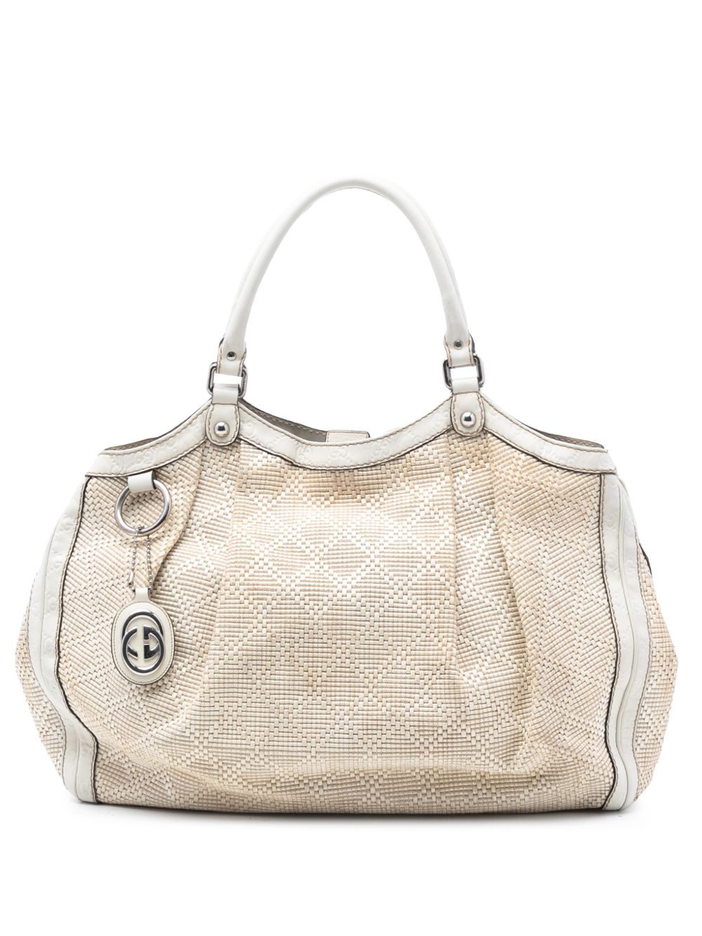 2016-2025 Large Diamante Raffia Sukey tote bag