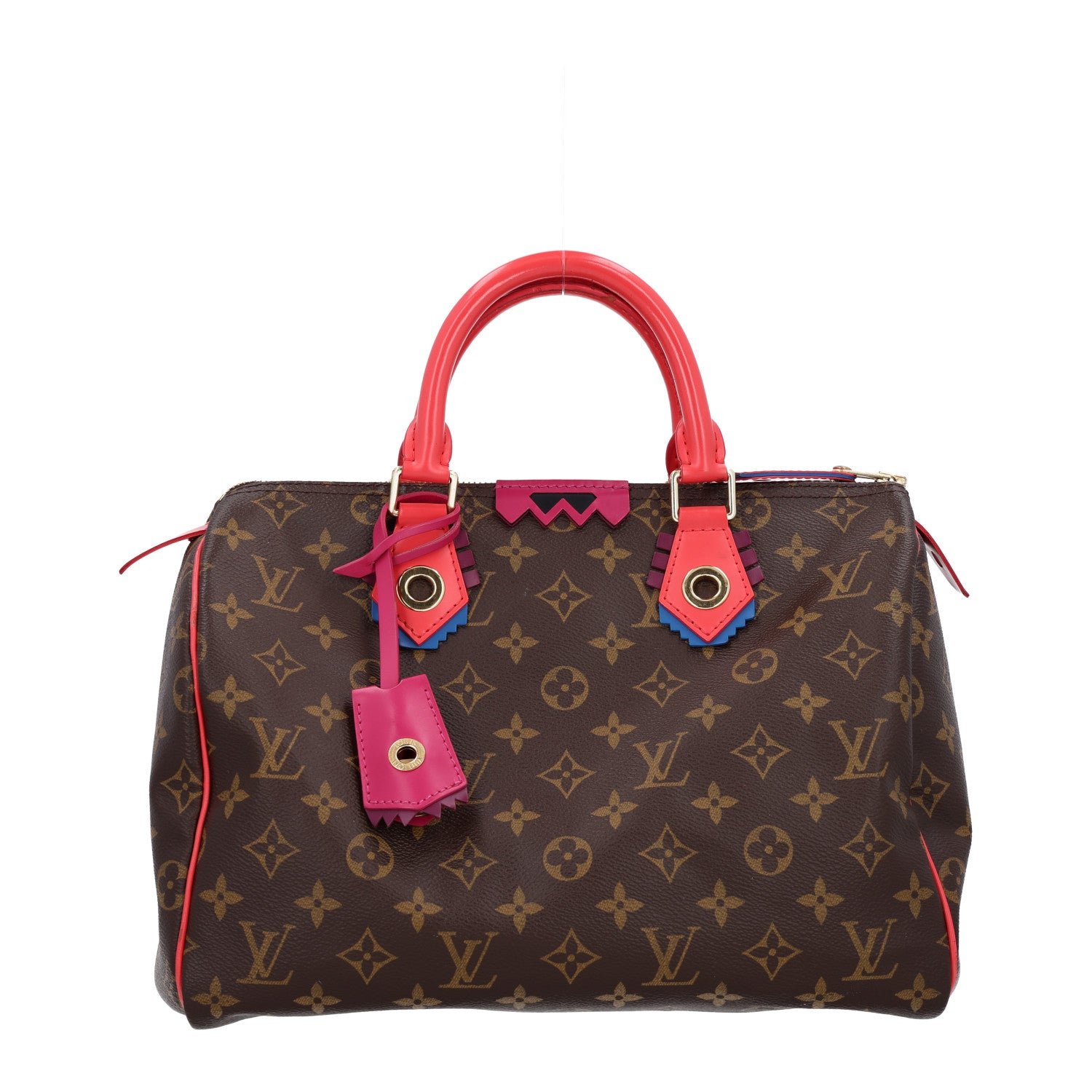 Louis Vuitton Monogram Totem Speedy 30 Magenta