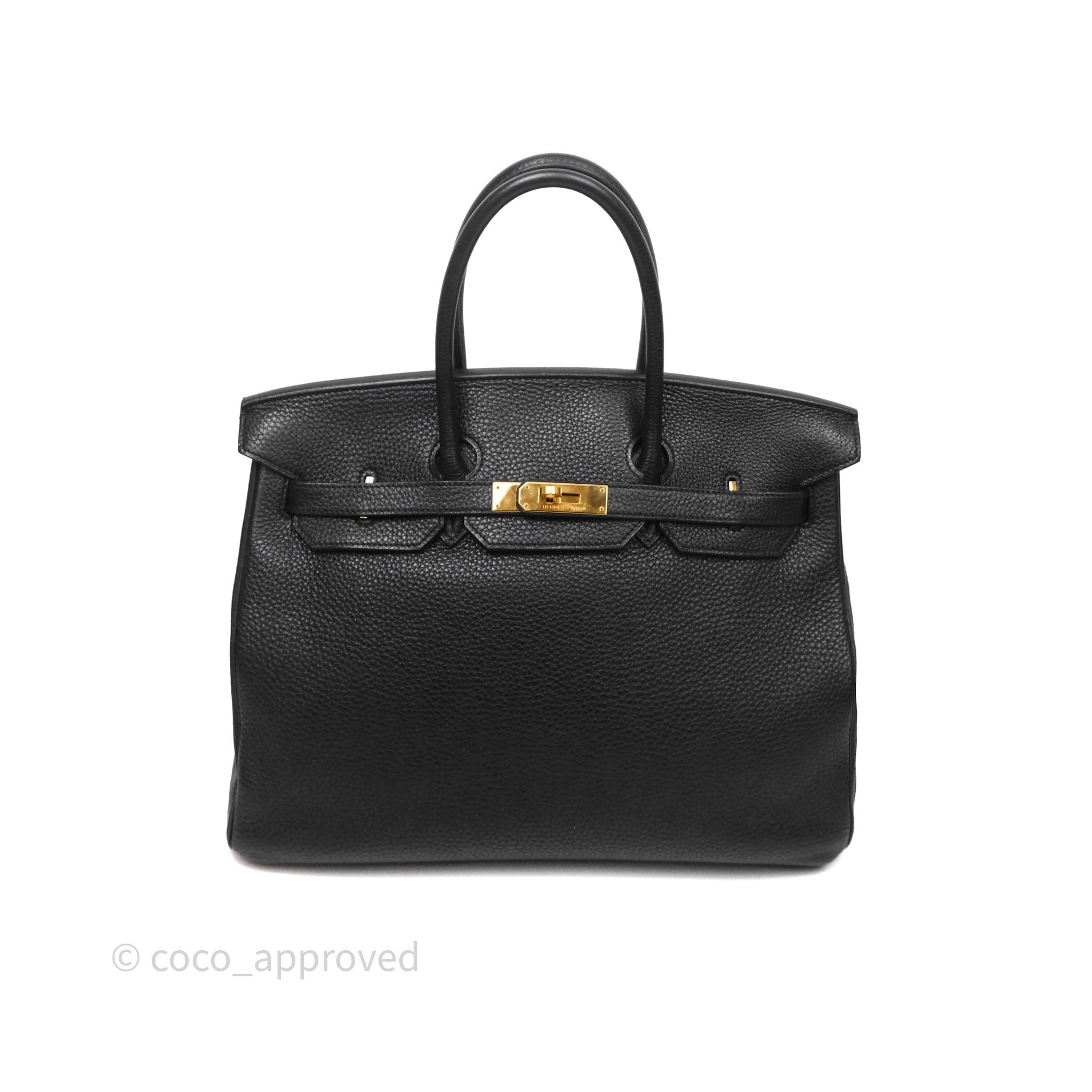 Hermès Birkin 35 Noir 89 Togo Gold Hardware