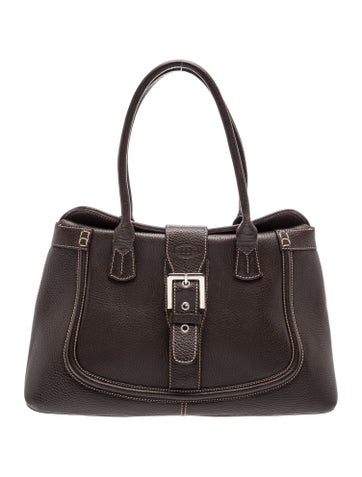 Leather Top Handle Bag