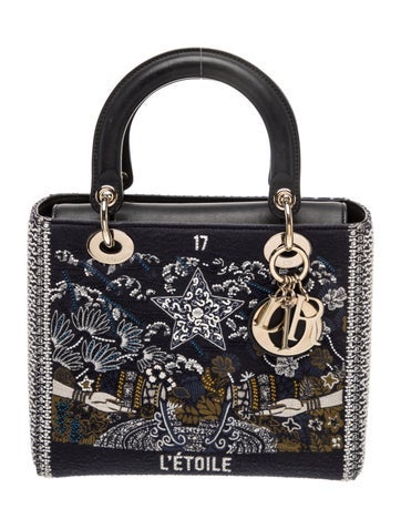 Leather Lady Dior Medium