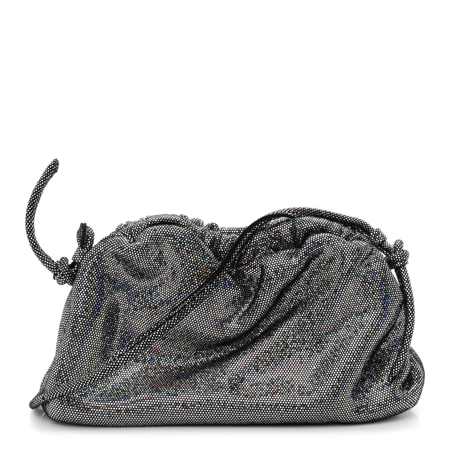 Mansur Gavriel Mansur Gavriel Glitter Calfskin Mini Cloud Clutch Multicolor