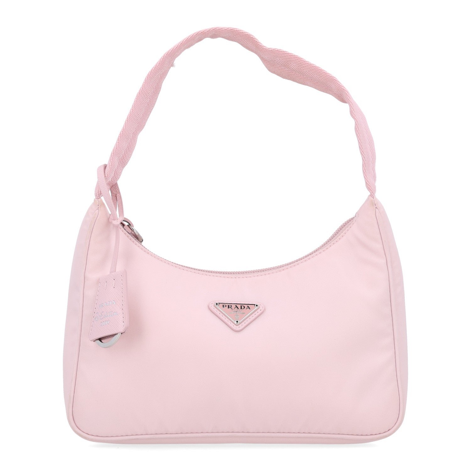 Prada Tessuto Nylon Mini Re-Edition 2000 Bag Alabastro