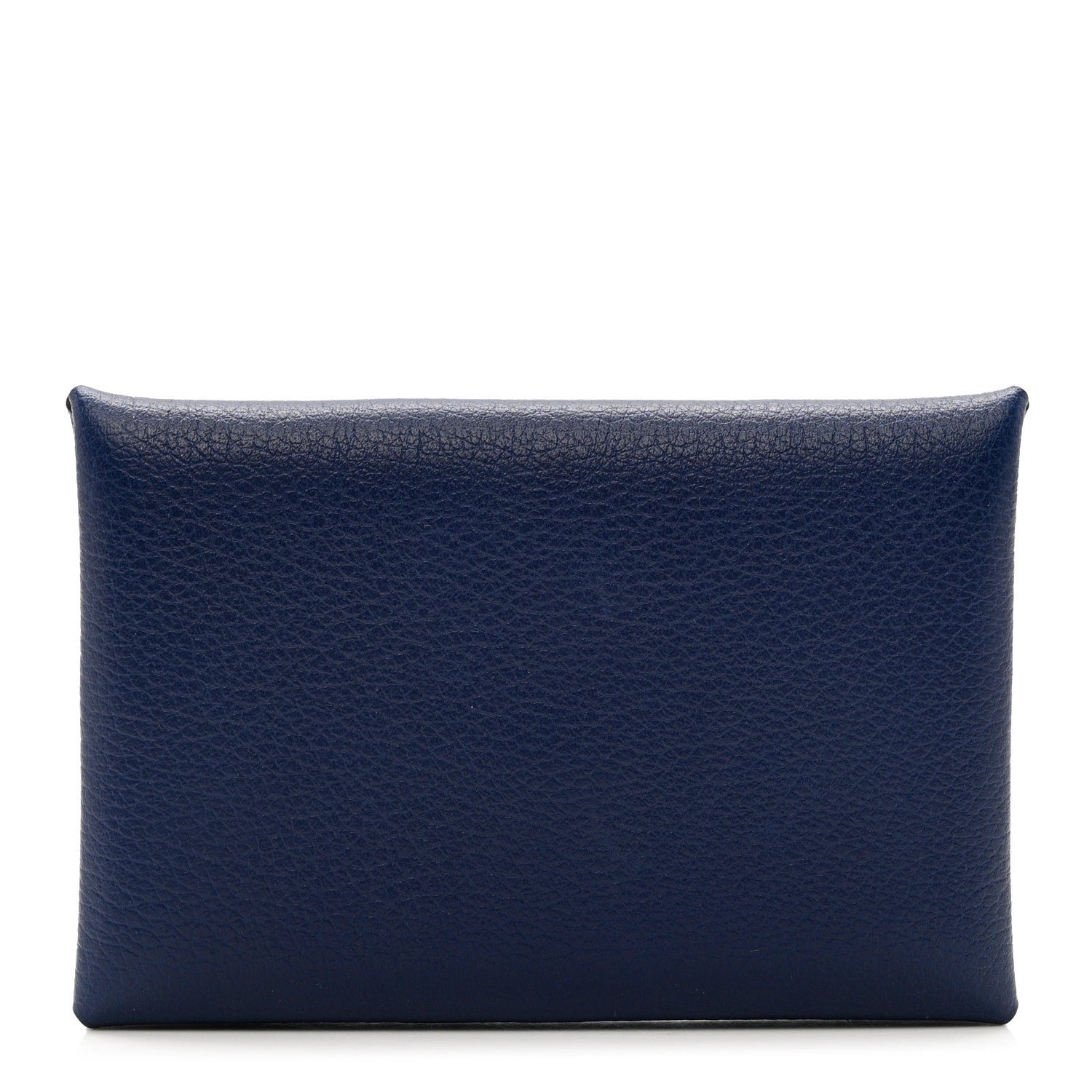 Hermes Evercolor Verso Calvi Card Case Bleu Saphir Bleu France